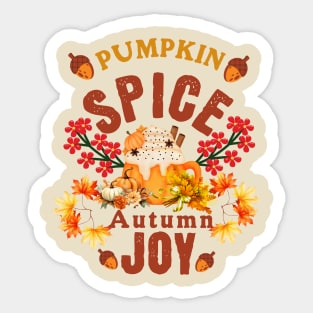 Pumpkin Spice Latte Sticker